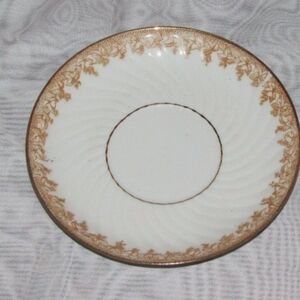 Vintage Limoges Lanternier Saucer only Leaves Grapes Vine 5 3/8" France